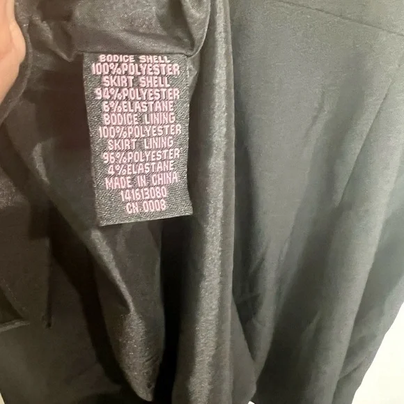 Aidan mattox tan & black mini dress, 9 - Picture 5 of 9